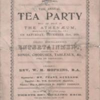 Tea Party at Athenaeum  : 1898