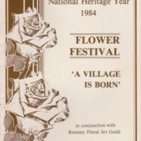 Programme : Flower Festival : 1984