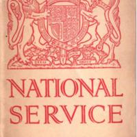 Booklet : National Service : 1939