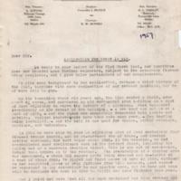 Miscellaneous Correspondence : Mellor Cricket &amp; Sports Club : 1957-1961