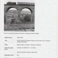 Material on Marple Viaduct : From various sources