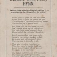 Poem &quot;Our Old Church &amp; Churchyard&quot; and Scholars Anniversary Hymn
