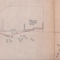 Plans showing filled in Spur of canal &amp; Correspondence : Boundary Dispute : 1970&#039;s