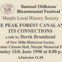 Samuel Oldknow Bicentenary Exhibition : 1990