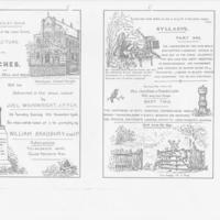 Collection of Programmes for lectures/entertainments 1887-1906