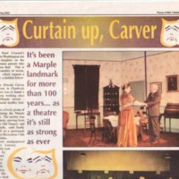 Newspaper / Magazine cuttings relating to Carver Theatre