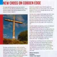 Newspaper cuttings relating to  Cobden Cross from 1970&#039;s