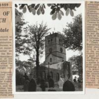 Demolition of Old Church : 1959
