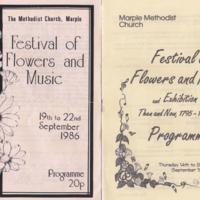 Programmes : Festival of Flowers and Music 1995 &amp; 1986