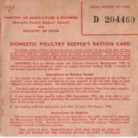 Selection of Ration Books from WW1 &amp; WW2