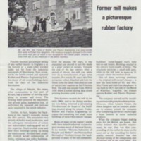 Primrose Mill : Polysar Progress Magazine  Article :  1980