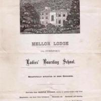 Mellor Lodge Ladies&#039; Boarding School Prospectus