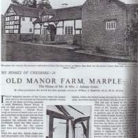 Material on  Old Manor Farm 1951 &amp; 1953