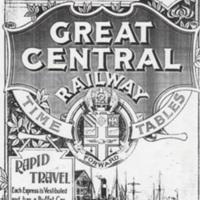 Timetable for the Great Central Railway 1903