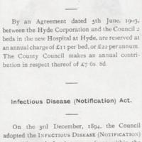Infectious Diseases statistics compiled by  MUDC 1912