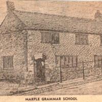 Notes &amp; Drawing of Marple Grammar School