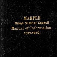 MUDC Manuals of Information  1908-1920<br /><br />
Ticket for Marple U.D.C. Chairman&#039;s Reception and Dance : 1971