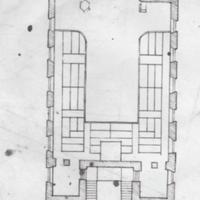 Plan of Gallery as proposed in 1874 : All Saints Church