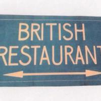 British Restaurant Poster : WW2