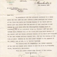 Correspondence  re &quot;Brentwood&quot; : 1937 &amp; 38