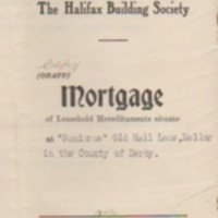 Mortgage C T Griffiths to Halifax Building Society : &quot;Sundorne&quot; 1935